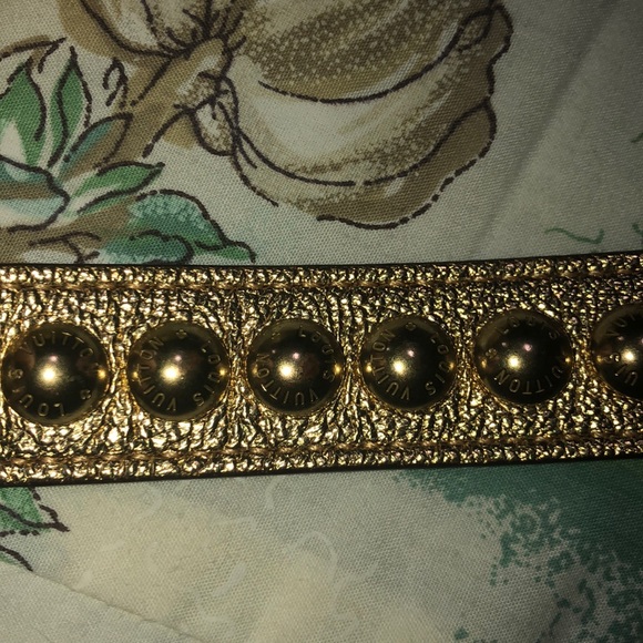 LOUIS VUITTON Leather Riveted Trunk Belt - Picture 3 of 5